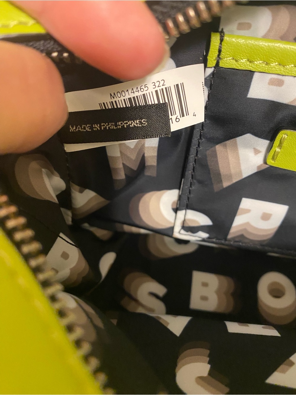Marc Jacobs Neon Lime Embossed Logo Crossbody Camera Bag - EUC - Picture 8 of 13